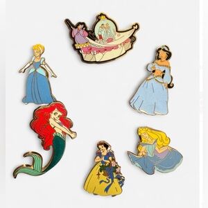 Disney Princess Enamel Pin Collection